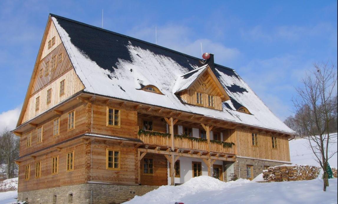 Samota U Hadince Otel Bartosovice v Orlickych Horach Dış mekan fotoğraf