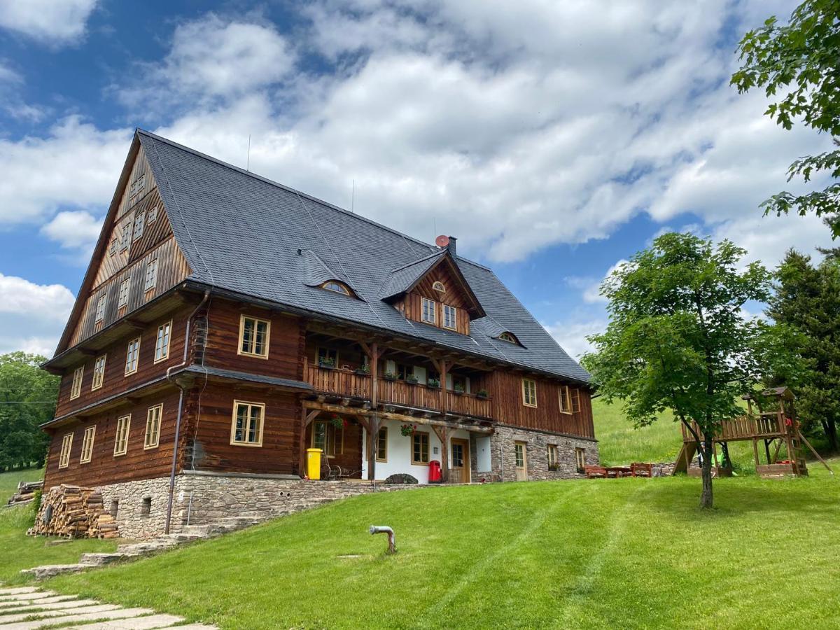 Samota U Hadince Otel Bartosovice v Orlickych Horach Dış mekan fotoğraf